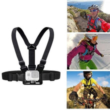 Load image into Gallery viewer, Chest Strap mount belt for Gopro hero 7 6 5 Xiaomi yi 4K Action camera Chest Mount Harness for GoPro SJCAM SJ4000 sport cam fix