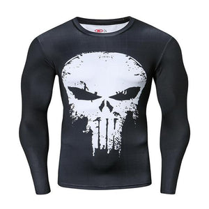 Compression Shirt Workout Training Fitness Men Cosplay Rashgard Plus Size Bodybuilding T shirt 3D Printed Superman Tops For Male